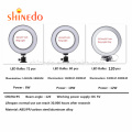 10inch 26cm Lightdow Big/Small Dimmable Led Circle Ring Light  With Tripod Stand Light Lamp With Tripods Ring Table Fill Light